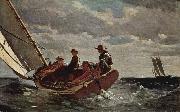 Winslow Homer Breezing Up oil